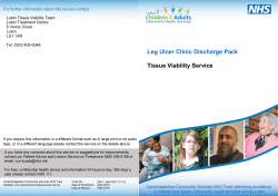 0361 - Leg Ulcer Discharge Pack