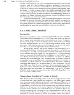 Introduction ltansport and Depositional Processes in Deserts