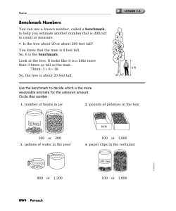Benchmark Numbers