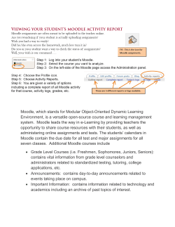 Moodle, which stands for Modular Object