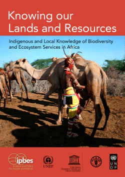 Knowing our Lands and Resources