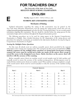 Scoring Key, Questions 26 and 27, pages 1-26