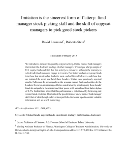 Imitation is the sincerest form of flattery