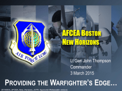 providing the warfighter`s edge&hellip;