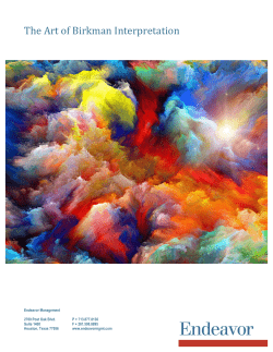 The Art of Birkman Interpretation