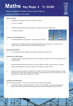 GCSE - Blackpool Pleasure Beach