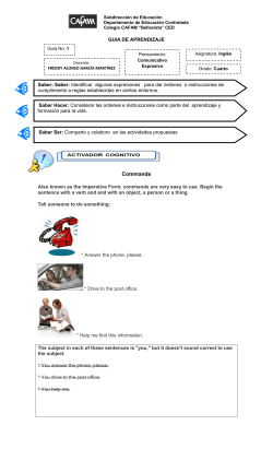 Commands - Portal Colegio