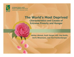 The Worlds most deprived