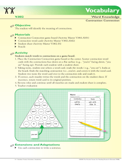 Contraction Connection - Florida Center for Reading Research