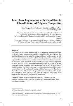 2 Interphase Engineering with Nanofillers in Fiber