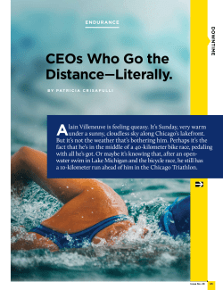 CEOs Who Go the Distance&mdash;Literally.