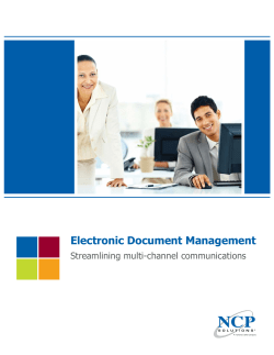 Electronic Document Management