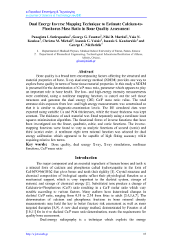Dual Energy Inverse Mapping Technique to Estimate Calcium