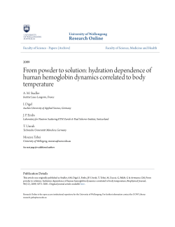 From powder to solution: hydration dependence