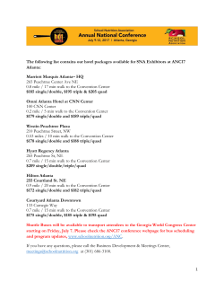 The following list contains our hotel packages available for SNA