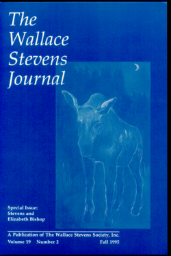 Fall 1995 Vol. 19 No. 2 - The Wallace Stevens Society