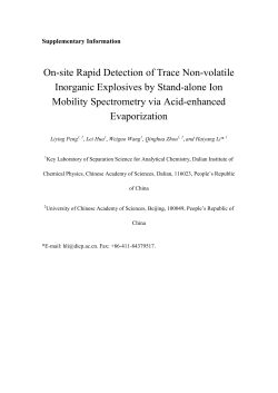 On-site Rapid Detection of Trace Non-volatile