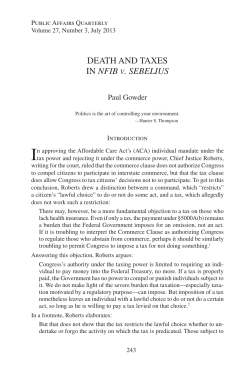 Public Affairs Quarterly | Vol. 27 No. 3 | ARTICLE: Paul Gowder