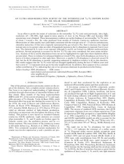 AN ULTRA&ndash;HIGH-RESOLUTION SURVEY OF THE INTERSTELLAR