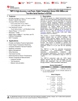 TMP112 - Texas Instruments