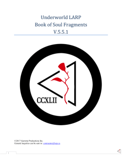Soul Frag Rulebook - Underworld Ottawa
