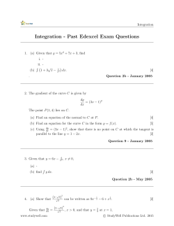 Open Integration exam questions in New Window