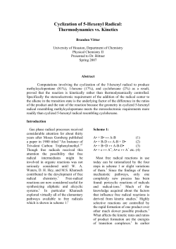Cyclization of 5-Hexenyl Radical: Thermodynamics vs