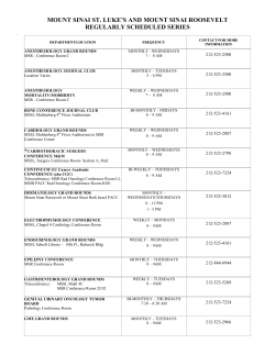 RSS Schedule MSSL and MSR