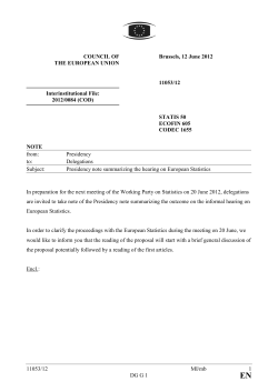 11053/12 MI/mb 1 DG G 1 COU CIL OF THE EUROPEA U IO