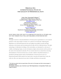 legality of homosexual acts for review