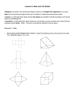 Nets and 3D Solids