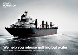 Ballast water powered by KraftPowercon