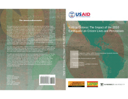 Haiti in Distress - Vanderbilt University