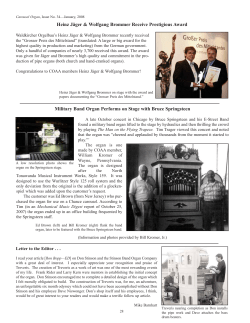 Military Band Organ Performs on Stage with Bruce Springsteen