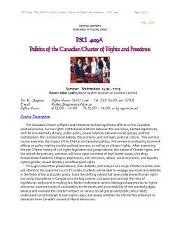 SCI 4109 A - Carleton University