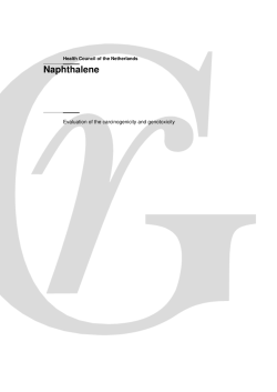 Naphthalene - Gezondheidsraad