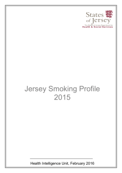 Jersey Smoking Profile 2015
