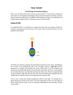 tidal theory - Dundee sailing club