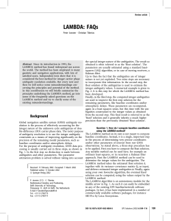 LAMBDA: FAQs - The University of Texas at Dallas