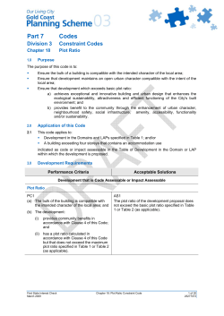 Draft Plot Ratio Constraint Code