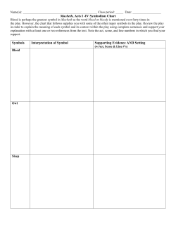 Symbols_Acts I-IV_Macbeth