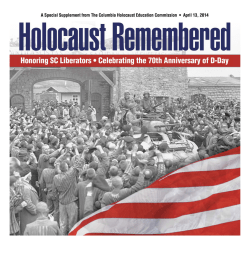 Holocaust Supplement April 13, 2014