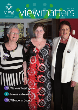 April 2015 - VIEW Clubs of Australia
