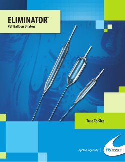 ELIMINATOR PET Balloon Dilators