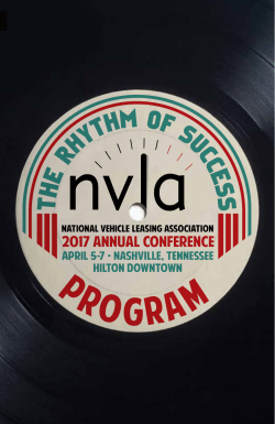 PROGRAM - National Vehicle Leasing Association