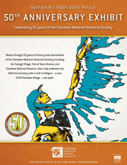 Copyright &copy; 2013 Cherokee National Historical Society
