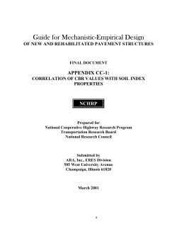 Guide for Mechanistic-Empirical Design
