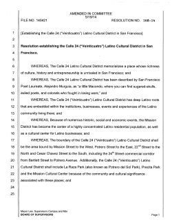 resolution - Board of Supervisors