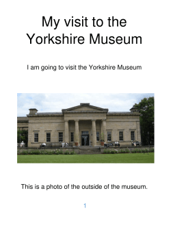 My visit to the Yorkshire Museum