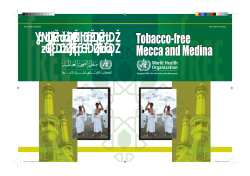 Tobacco Free English Folder.indd - WHO EMRO